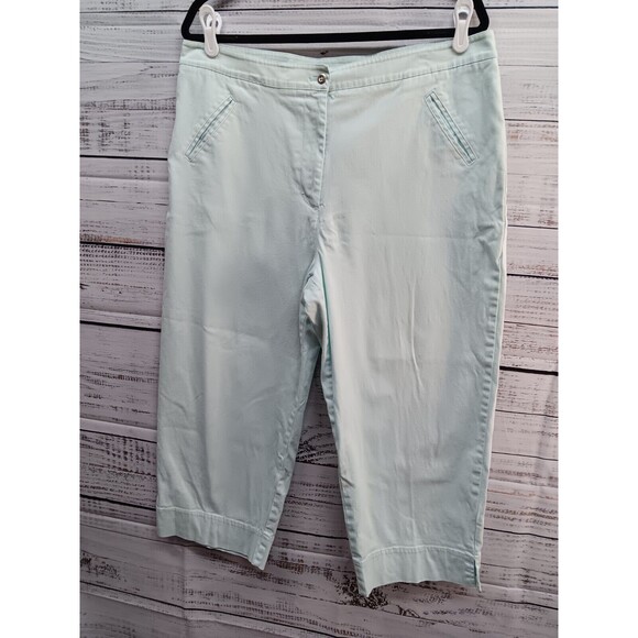 Addition By Chico's  Ankle Pants Women’s Size 3 Blue - Picture 1 of 11